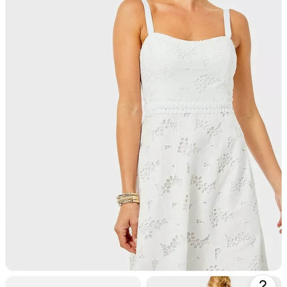 Lilly Pulitzer Fawn Eyelet Midi Dress - Picture 2 of 7